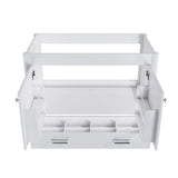 42" Bathroom Vanity Base With Doors And Drawer - White