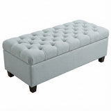 Storage Ottoman Bench With Safety Hinges