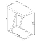Herringbone Accent Table