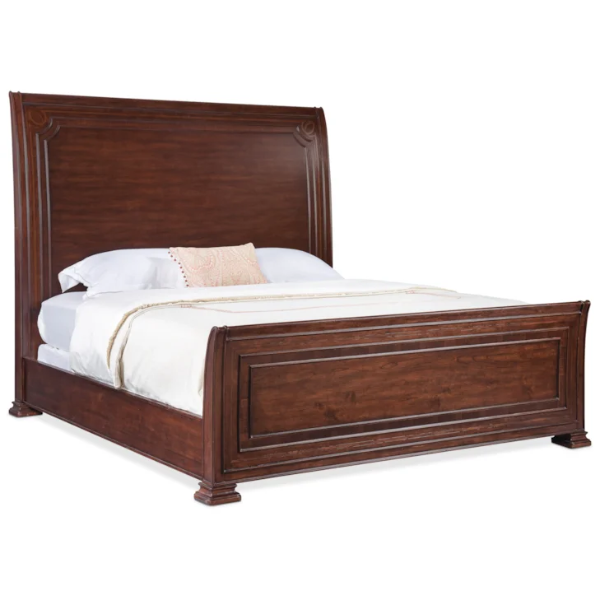 Traditional Queen Sleigh Bed - 6750-90450-85