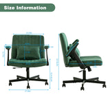 Criss Cross Armrest Office Chair With Wheels