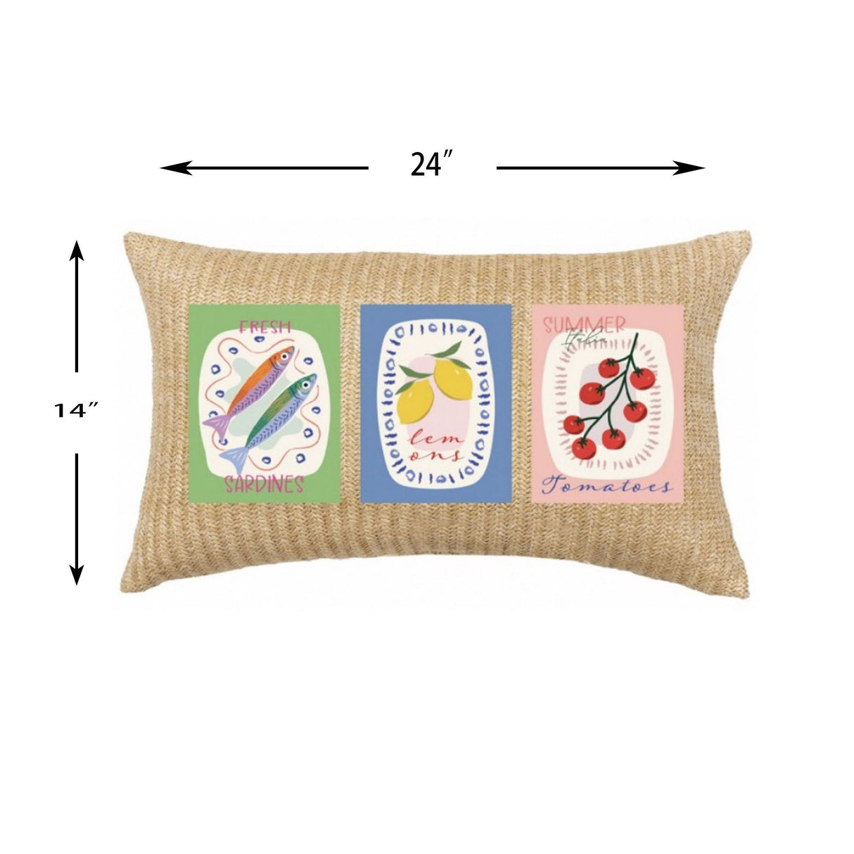 Outdoor Lumbar Pillow - Multi