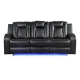 Benz - Power Reclining Sofa With LED Lighting