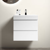 Alice - Bathroom Vanity With Large Storage, Sink, Wall Mounted
