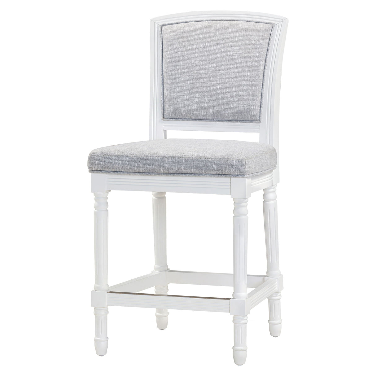 Stool With Upholstered Seat And Back