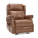 Manual Recliner Chair With Heavy Duty Motion Mechanism, 8 Vibrating Nodes And 3 Massage Modes For Living Room
