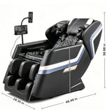 Massage Chair Recliner, Zero Gravity & Full Body Air Pressure - Black