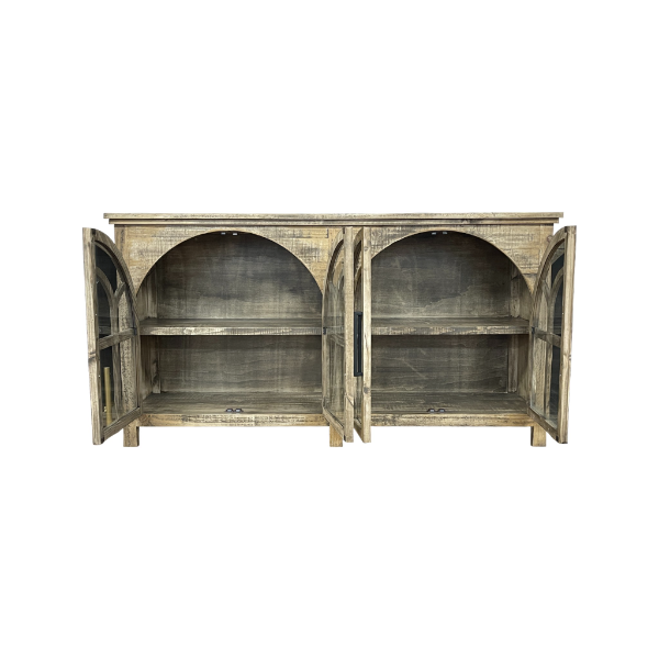 VA ARIZONA 4 DOOR CONSOLE, JES SANDSTONE - VA ARIZONA 4 DOOR CONSOLE, JES SANDSTONE