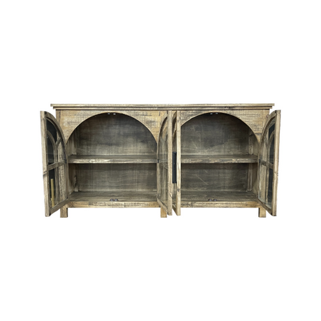 VA ARIZONA 4 DOOR CONSOLE, JES SANDSTONE - VA ARIZONA 4 DOOR CONSOLE, JES SANDSTONE