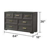 Colorado - Dresser (Mirror Not Included) - Charcoal