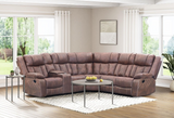Lux Brown Sectional - 4037035+4037015+4037025