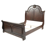 Queen Size Bed Panel Headboard And Footboard - Brown