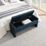Modern Upholstered Large Bed End Bench With Storage