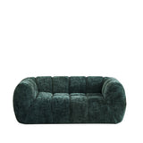 Quilted Cloud Sofa With Rounded Armrests And Piano Key Backrest Design