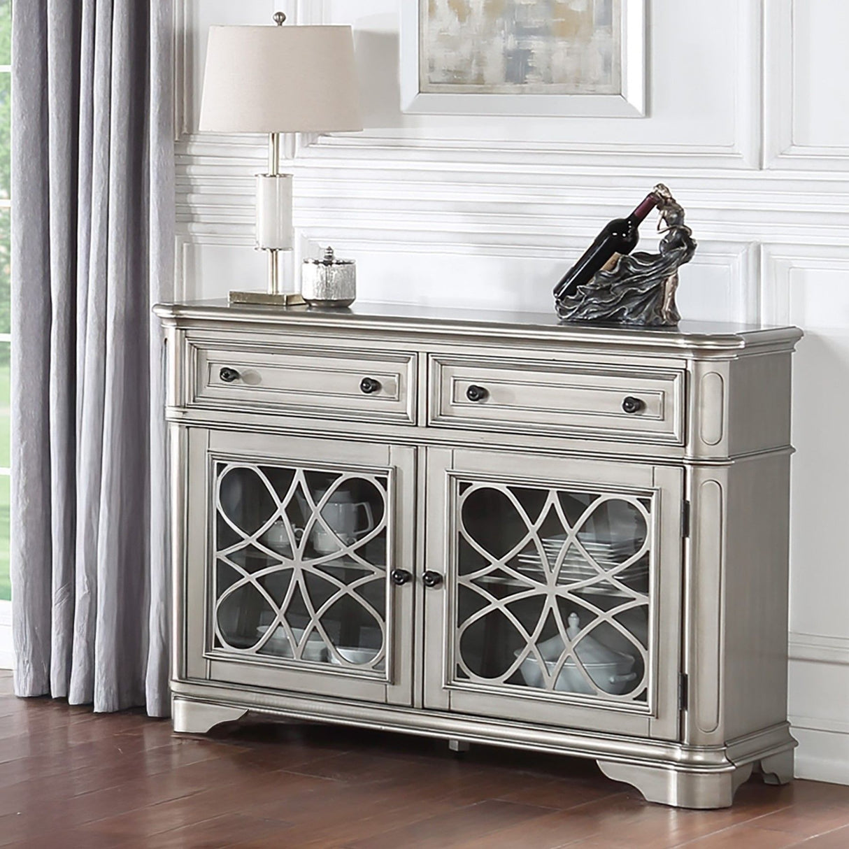 Server Drawers Storage Cabinet For Dining Room
