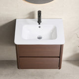 Wall Mounted Floating Bathroom Vanity With Sink And Cabinet