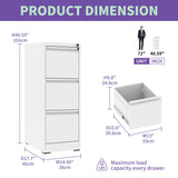 Steel Drawer Vertical File Cabinet With Lock For A4 Legal / Letter Size