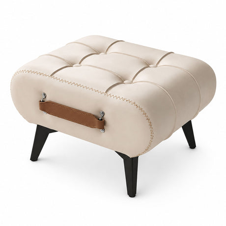 Minimalist Footstool With Hidden Storage