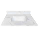 Bathroom Vanity Top With Undermount Single Bowl Sink