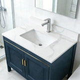 Bathroom Vanity Top With Undermount Single Bowl Sink