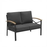 Outdoor Loveseat With Washable Cushions