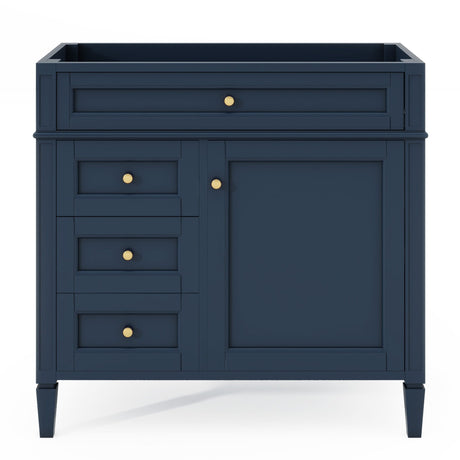 Bathroom Vanity With 2 Drawers And Tip-Out Drawer, Storage Cabinet