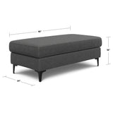 Ava - Versatile Mid Century Ottoman