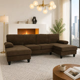 U-Shaped Sofa With Dual Chaise