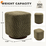 Upholstered 360° Swivel Vanity Stool