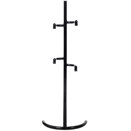 Indoor Bike Rack Stand For 1 - 2 Bicycles With Adjustable Arms - Black
