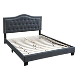 European Style Bed, Button Tufted Headboard