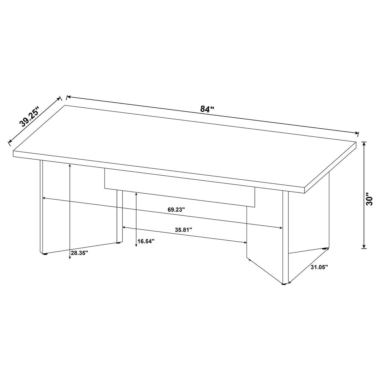 Larrabee - Rectangular Dining Table - Mango Color