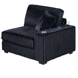 Contemporary Style Chair With Cup Holder Armrest