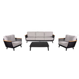 Sofa Set For Outdoor - Black