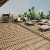 Patio Deck Tiles, Pack Of 22