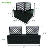 Tall Planter Raised Garden Bed With Trellis