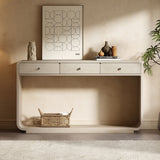 Console Table With 3 Drawers And Display Shelf