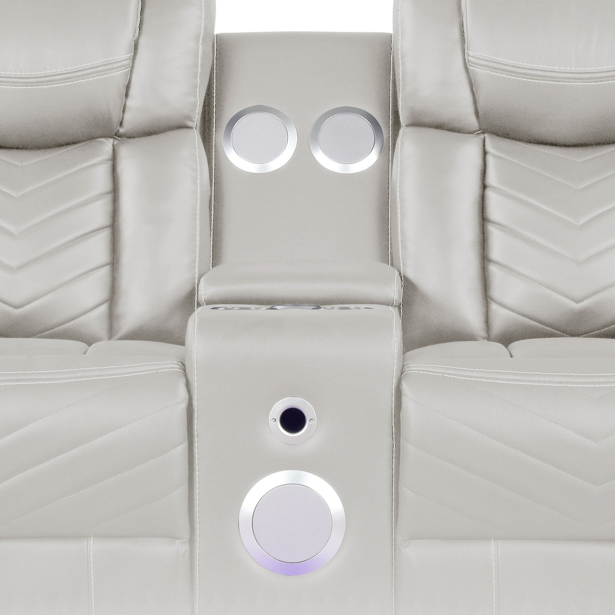 Challenger - LED Power Recliner Loveseat