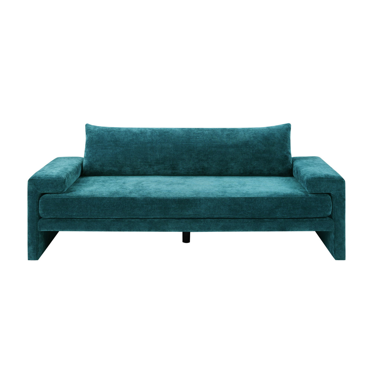 Upholstered 3 Seater Sofa With Wide Armrests