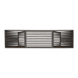 Gloaming - Outdoor Bench With Slat Design And Triangular Base