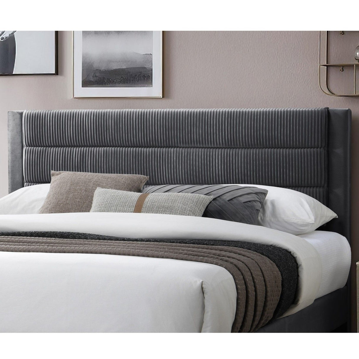 Contemporary Bed With Storage Drawer