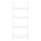 Cimarron - Ladder Bookcase With 4 Shelves - Clear