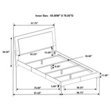 Felicity - LED Panel Bed With Built In Lighting