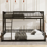 Bunk Bed With Ladder And Safety Guardrails