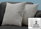 Pillows, Square, Insert Included, Decorative Throw, Hypoallergenic