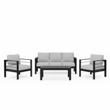 Outdoor Patio Set With All-Weather Thick Cushions