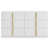 Lauryn - 6 Drawer Dresser Cabinet - Gloss White