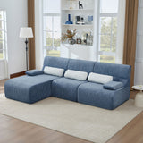 Oversized Sectional Sofa, Living Room Seating With Modular Design