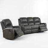 Modern Living Room Set With Square Armrest, Cushion Backrest