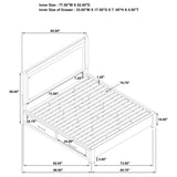 Gibbons - LED Storage Bed With Upholstered Headboard